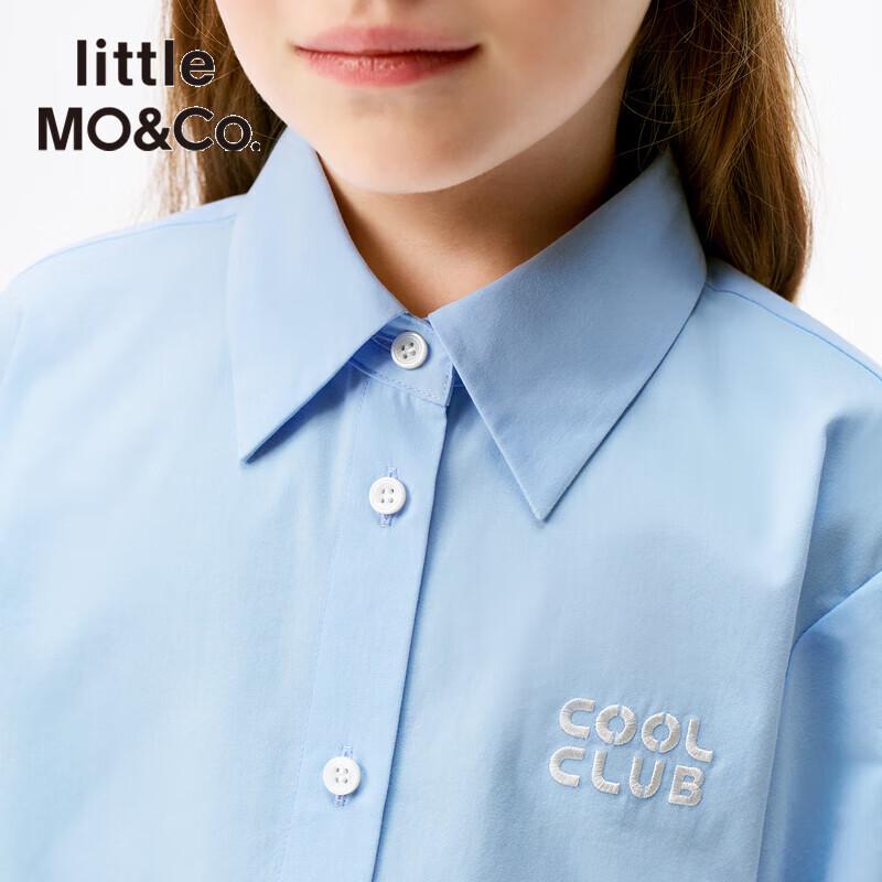 Little MO&Co. Kids Cotton Long-Sleeve Shirt