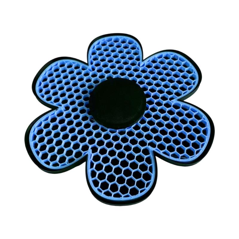 

Bees Watering StationIsland Floating Design Suitable For Outdoor Pond Fountains Easy To Clean None Toxic Insect Feeder синій