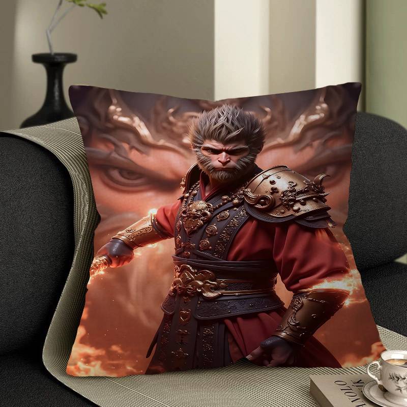 Video Game B-Black M-Myth-WuKong Pillowcases Home Bedding Decorative Pillow Cover Wedding Super Soft Pillow Case