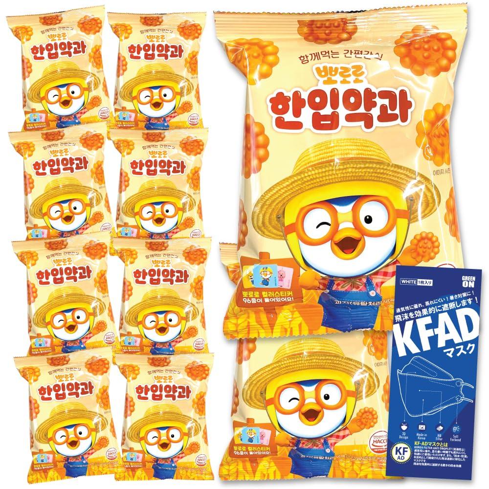 

Pororo Mini Yakka в пакетиках 120 г KFAD набор из 1 шт. Minnie Yakka Yakka Bite Yakka Корейские сладости (Якка) 10 +