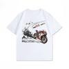 ZXMOTO Surrounding Motorcycles Enthusiasts Pure Cotton TShirt for Unisexs Clothing and Womens Summer Version 2026 New T Shirt