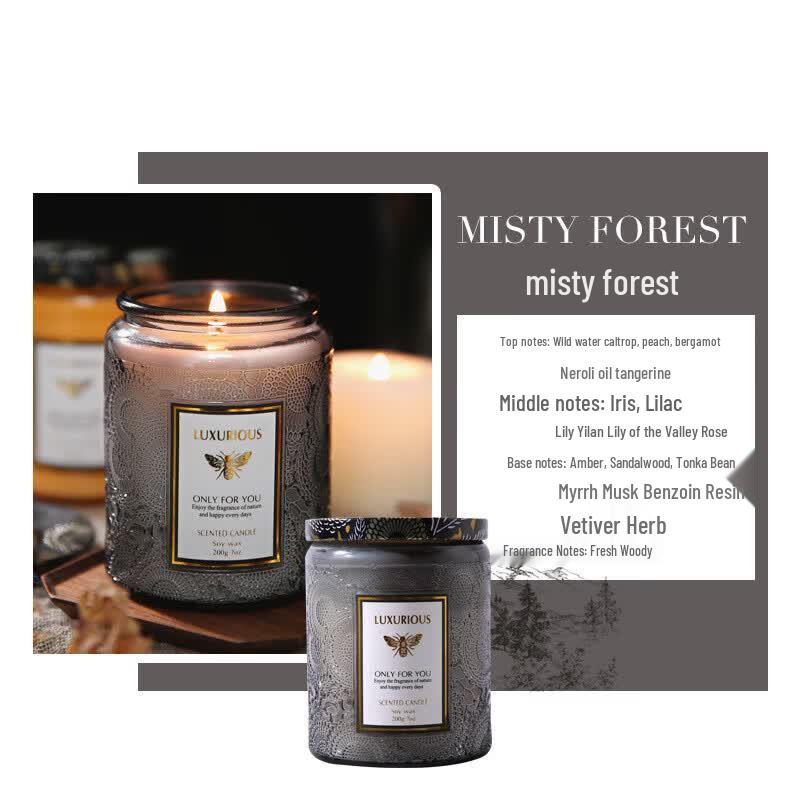 Haisidick Odor Removing Embossed Scented Candle