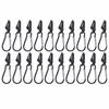 40Pcs Plastic Alligator Tent Clips Anti-Skid Awning Tarpaulin Clips  Outdoor Camping