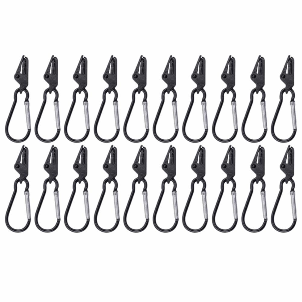 40Pcs Plastic Alligator Tent Clips Anti-Skid Awning Tarpaulin Clips Outdoor Camping