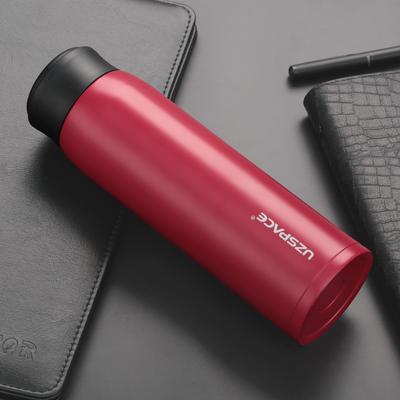 New 316 Stainless Steel Thermo Vacuum Flask Portable Car Water Cup Business Mug Leakproof Simple Student Tea Filter Bottle