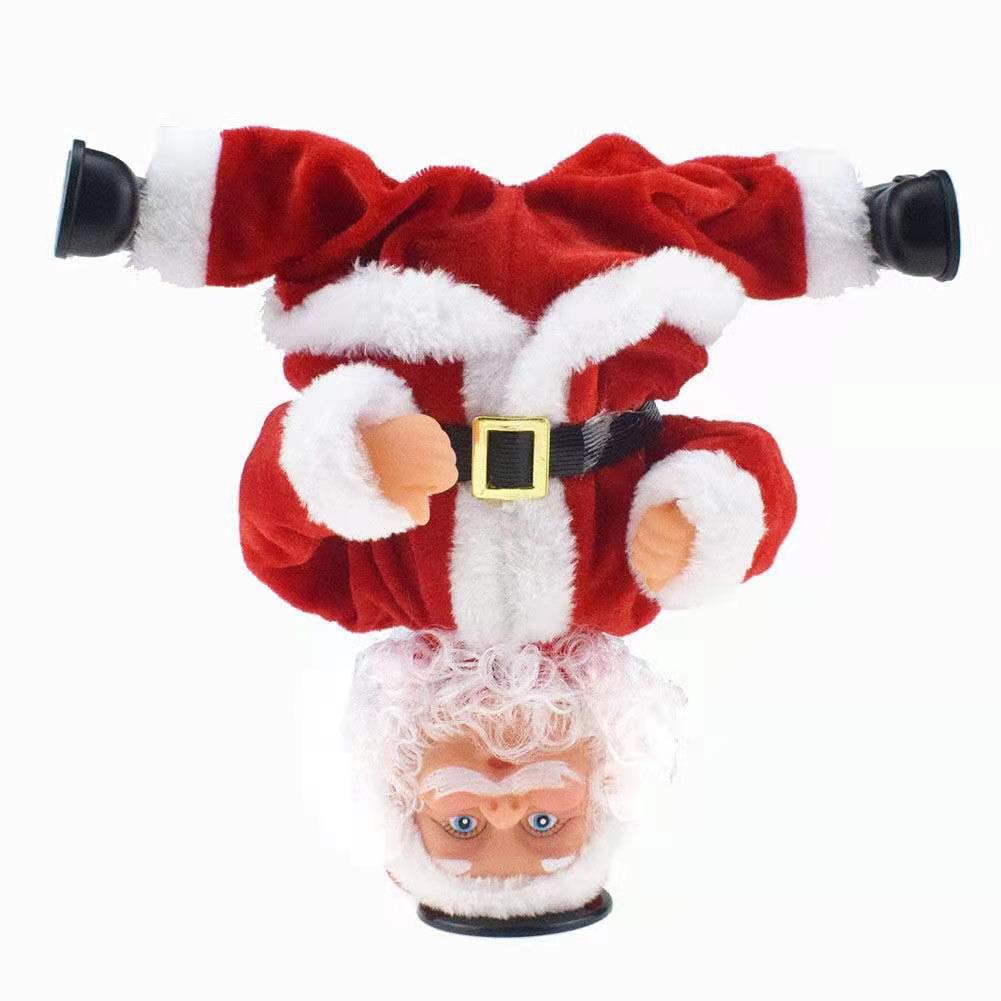 Santa Claus Climbing Ladder with Beads - Christmas Decorations & Children's Toy Gift