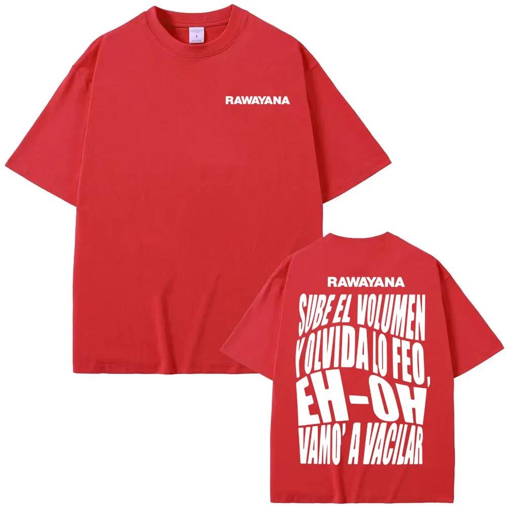 Rawayana Band Album Letter Printed TShirt Mens Harajuku Gothic Style High Street TShirt Summer Crew Neck 100 Cotton TShirt S