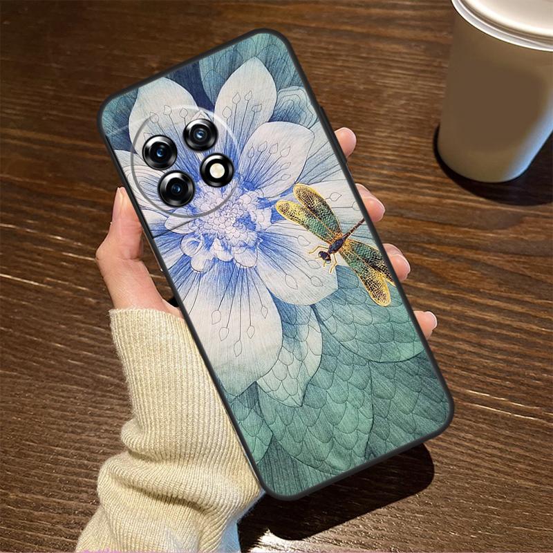 

Чехол с рисунком стрекозы для OnePlus Nord CE 2 Lite 2T N10 N20 N30 Nord 3 OnePlus 11 9 10 Pro 10R 10T 8T Coque OnePlus 8T