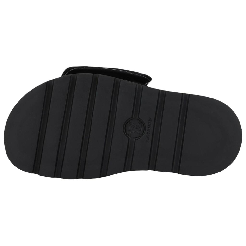 Louis Vuitton Slide Slippers Women's Black 1AB1NX