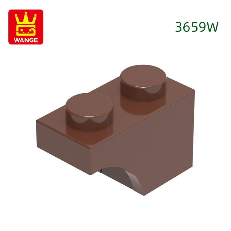 166Pcs/lot 3659W 1x2 Half Arch Construction Block Moc Colour Accessories Works With featuring Brick DO IT YOURSELF Children's Toy Assembly Gift Idea