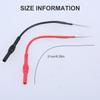 Upgrades Curved Back Probe Set 4mm Banana Plug Interfaces High Safety Standard 4mm Needle Probes for Auto Diagnostics