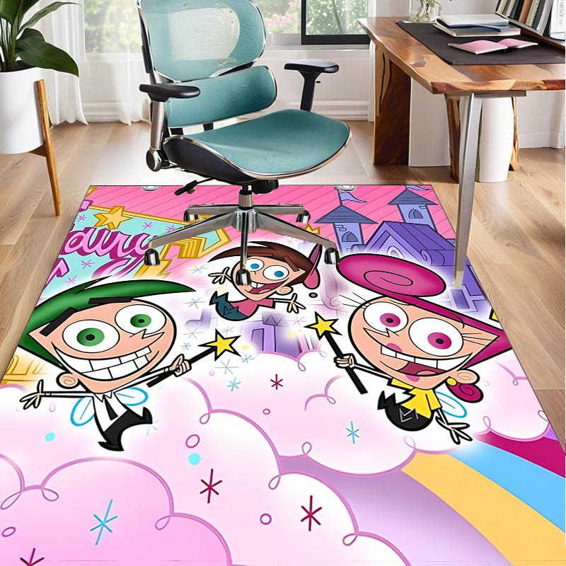 Magical Friendship Timmy Adventure Office Rug Chair Mat, Game Carpet, Suitable for Front Door, Bedroom, Living Room, Desk, Holiday Gift