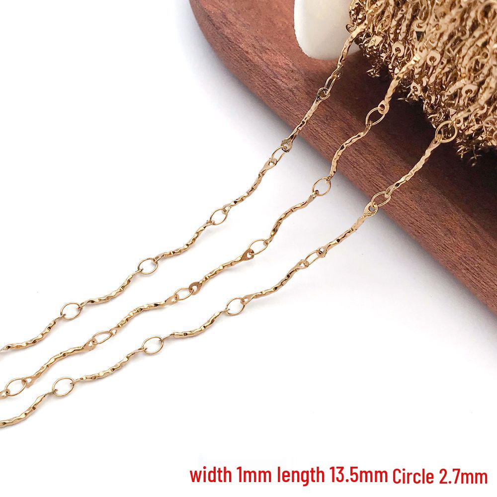 Stainless Steel Electroplated Curved Stick Pendant for DIY Jewelry