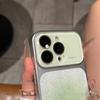 Glitter Large Window Gradient Case for For Iphone 17 16 1 Pro Max 14 13 Camera Protector Bling Colorful Shockproof Cover