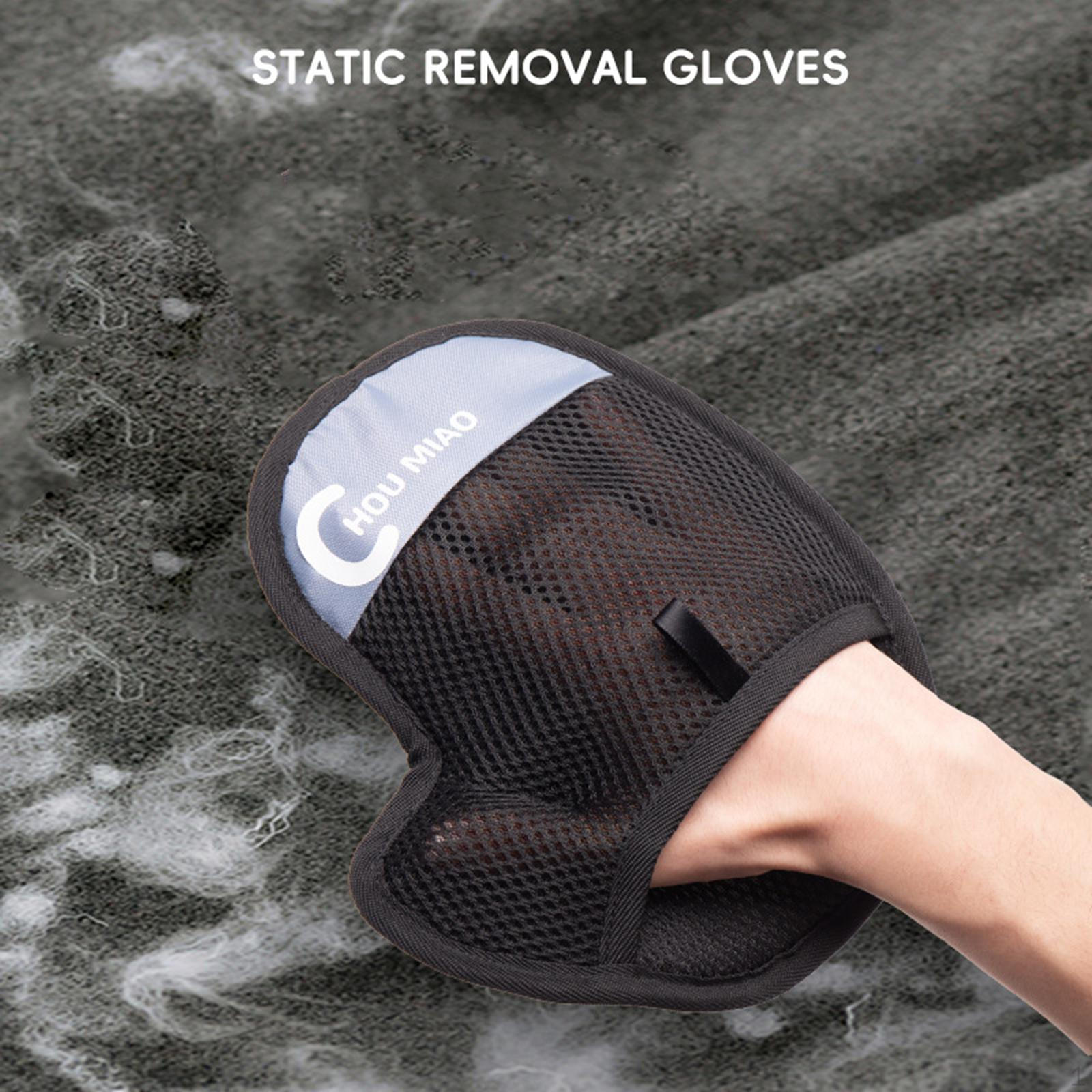 

Перчатка для удаления кошачьей шерсти, удалитель, многоразовый, универсальный, электростатический инструмент, чистящая ткань для