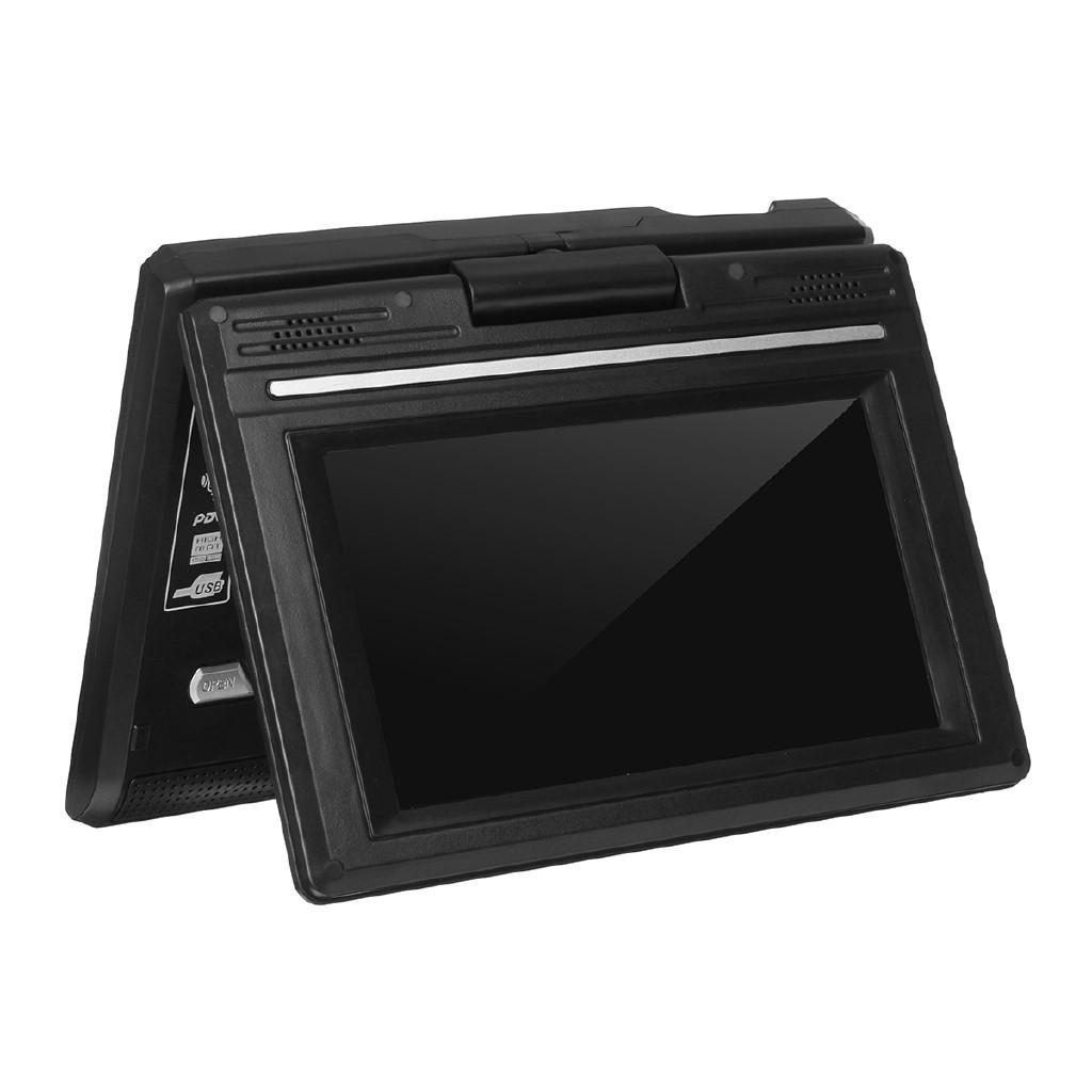 9.8 Inch Portable Mobile Video Player Multifunction Car DVD EVD VCD Player High Definition Broadcast Equipment