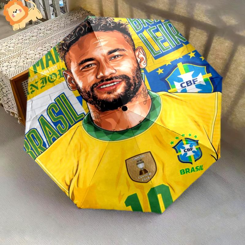 Legends Game: Messi's Journey Folding umbrella Umbrella 8 paraphenoid bones outdoor light printing