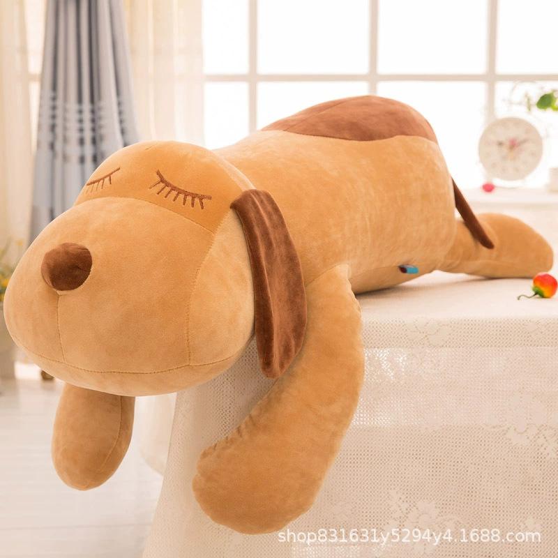 Cute Dog Plush Toy Sleeping Pillow Large Stuffed Doll Birthday Gift