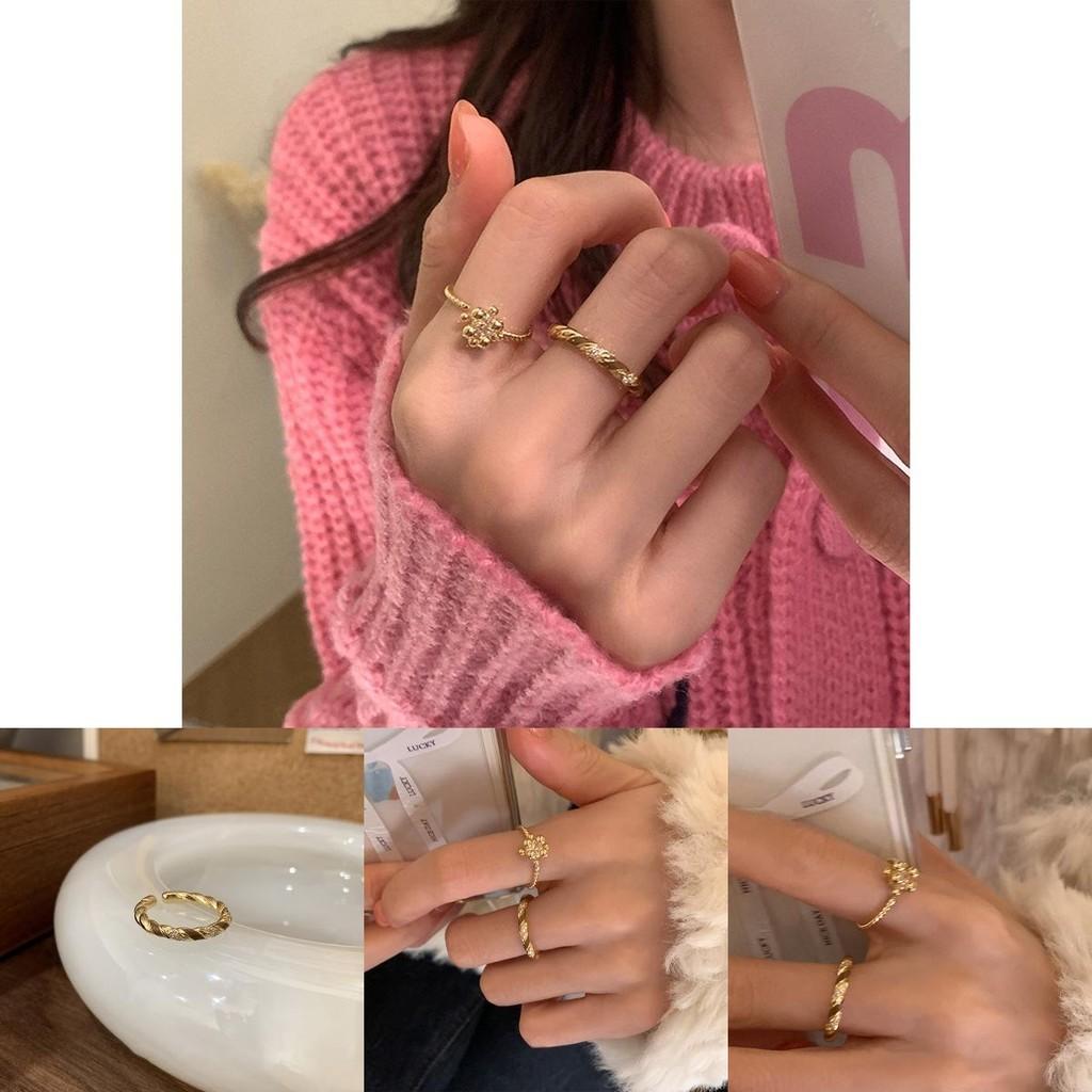 Sophisticated Design Floral Copper Ring For Women With Adjustable Size For Trendsetters