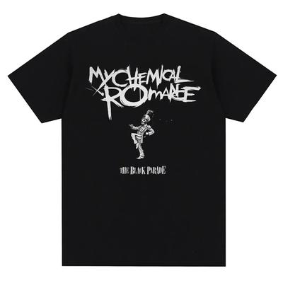 My Chemical Romance Mcr Band Bedruckte 100% Baumwoll T-Shirts Übergroß Hohe Qualität Bequem Punk Emo Rock Sommer Tops 70218