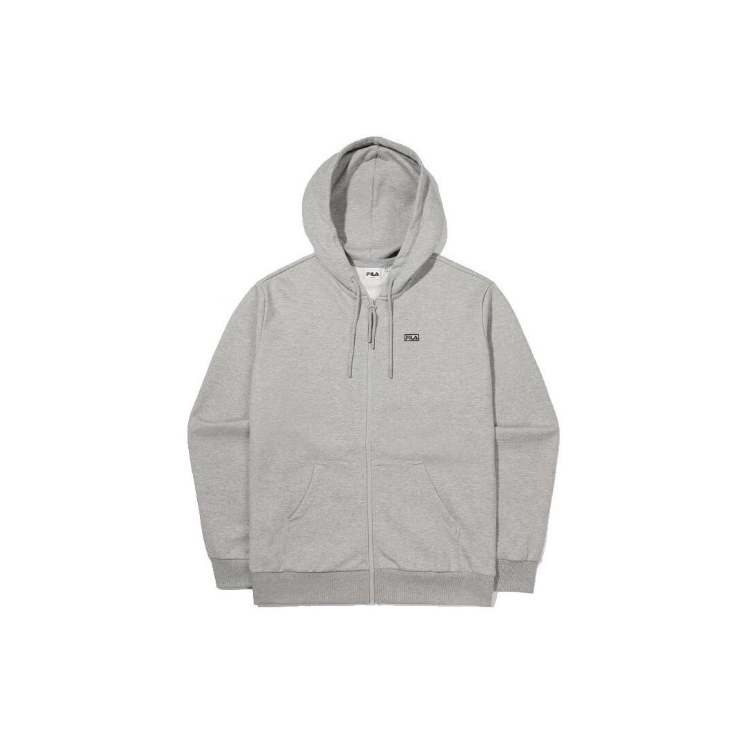FILA Свитшоты Унисекс Серый С капюшоном Умеренный Кардиган FS2FTE3101X-LML 095