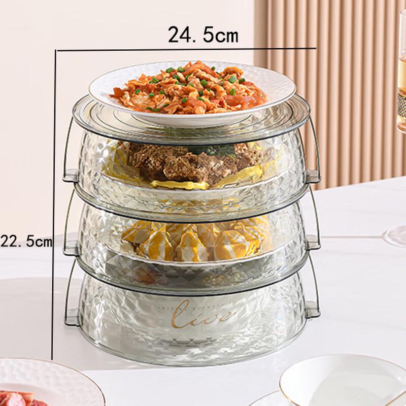 Copertura Trasparente Impilabile per Alimenti & Rastrelliera Storage ZISIZ