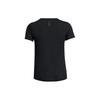 Under Armour Solid Quick-Dry Crew Neck Short Sleeve T-Shirt Women tops Black 1383364-001