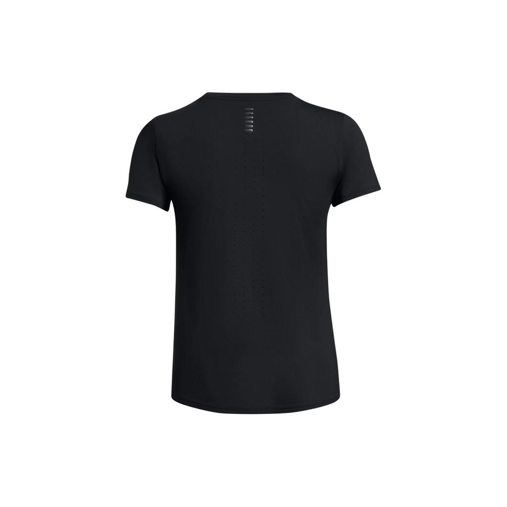 Under Armour Solid Quick-Dry Crew Neck Short Sleeve T-Shirt Women tops Black 1383364-001