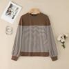 ZANZEA Women Casual Round Neck Long Sleeve Stripe Blouse