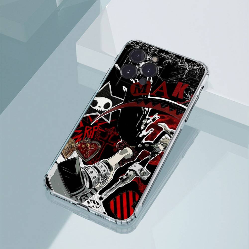 

Anime S-Soul Eater Phone Case For iPhone17,16,15,14,13,12,11,Pro,Xs,Max,Mini,Plus Antislip Shockproof Hard iPhone15plus