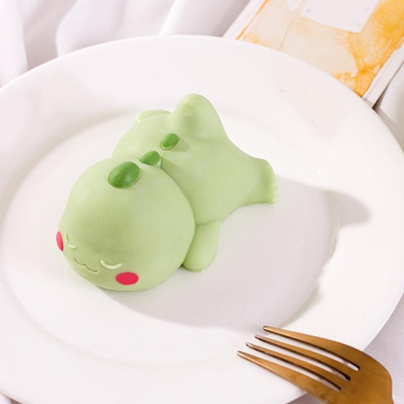 Statua Dinozaura Silikonowe Formy do Czekolady Formy do Ciasta Formy do Fondantu Formy 3D Dinozaur Formy do Świec do Żywicy Epoksydowej Świeca Mydło