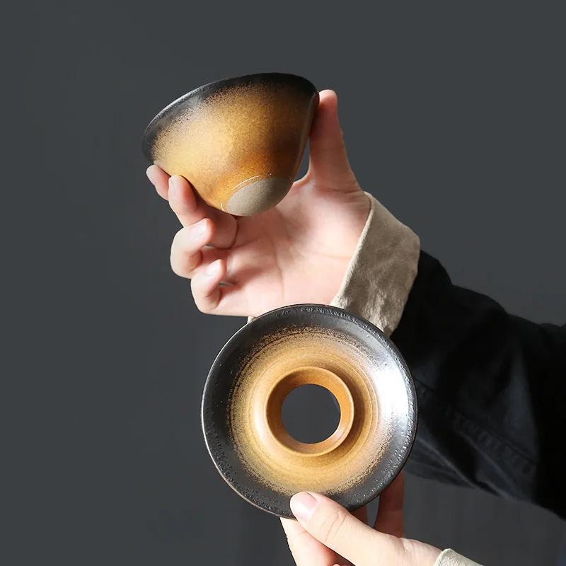 Cești de cafea din ceramică retro Set cești și farfurioare creative Cești de cafea cu latte Cești din ceramică Cești de ceai de după-amiază Cești de lapte pentru micul dejun