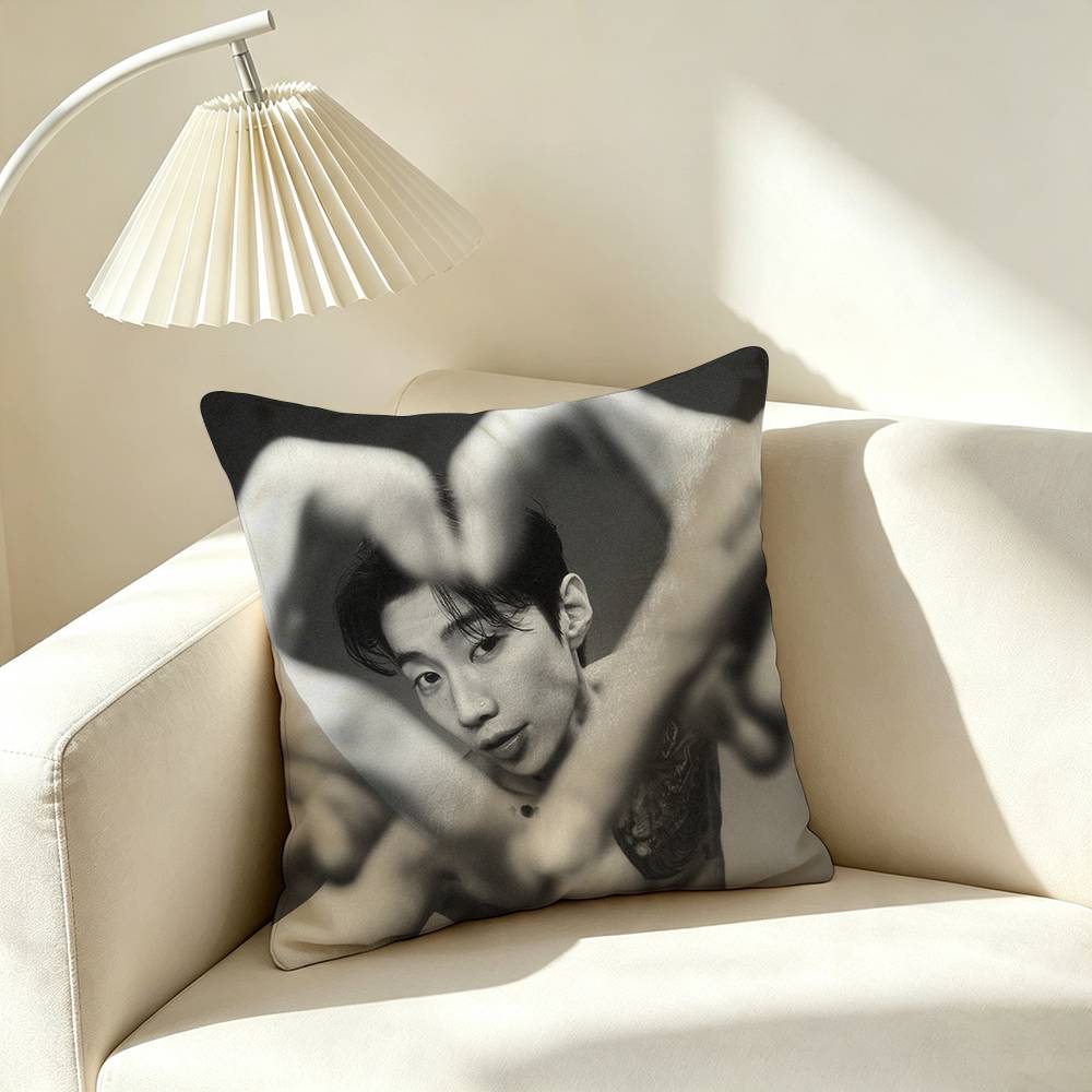 J-Jay Park B-boy Pillow Case Square Double-Sided Sofa Cushion Cover Bedroom Bedside Pillow
