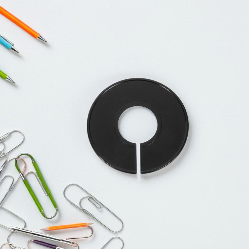 10Pcs Plastic Closet Size Dividers Round Hanger Labels for Clothes Rack Organization Wardrobe Hanger Separators