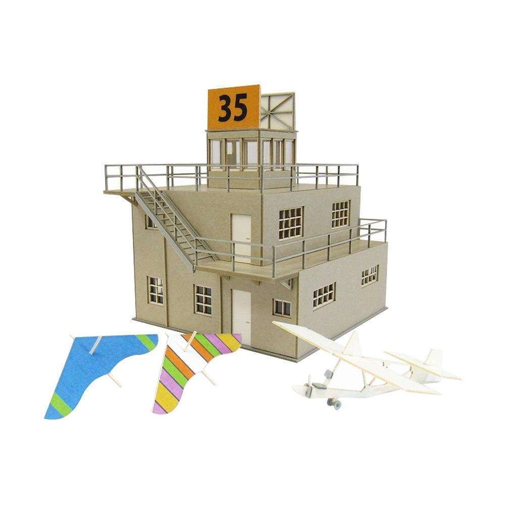 

Sankei Aviation Scene Series Control Tower Paper Craft 1/144 Type-B