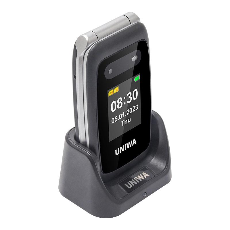4G Dual SIM Flip Phone for Seniors with Global Bands