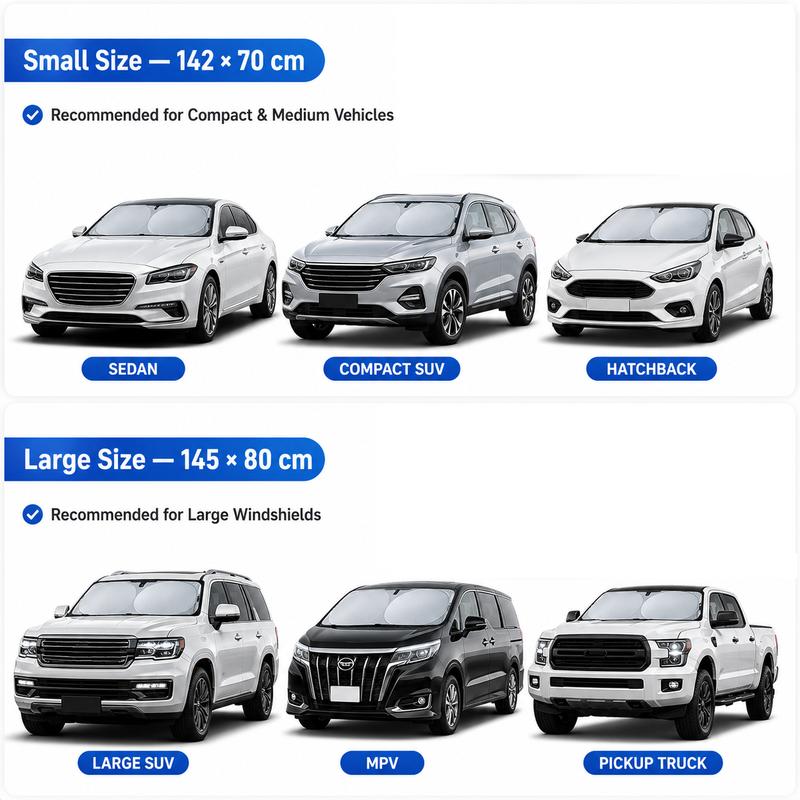 Car Sunshade Cover Front Window Windshield Visor Summer Sunscreen UV Protector Auto Interior Accessories