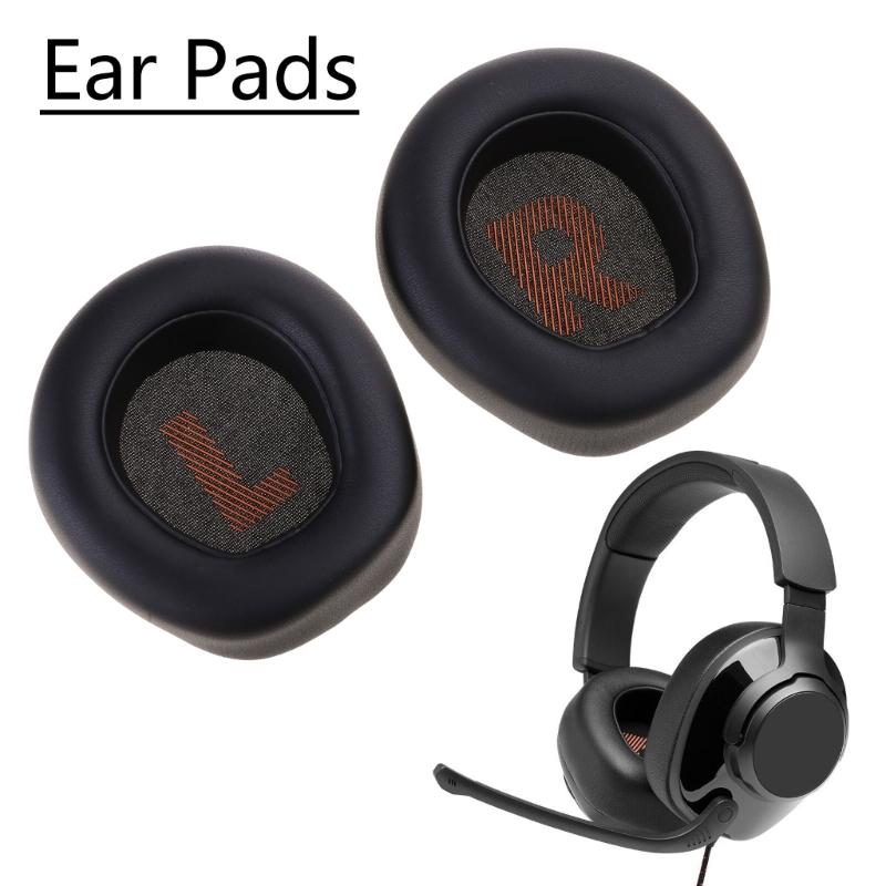 Protein Leather Replacement Ear Pads for JBL Quantum 200 300 Headphones Ear Cushions, Headset Earpads