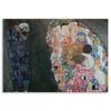 Canvas Print, Life and Death - G. Klimt Reproduction