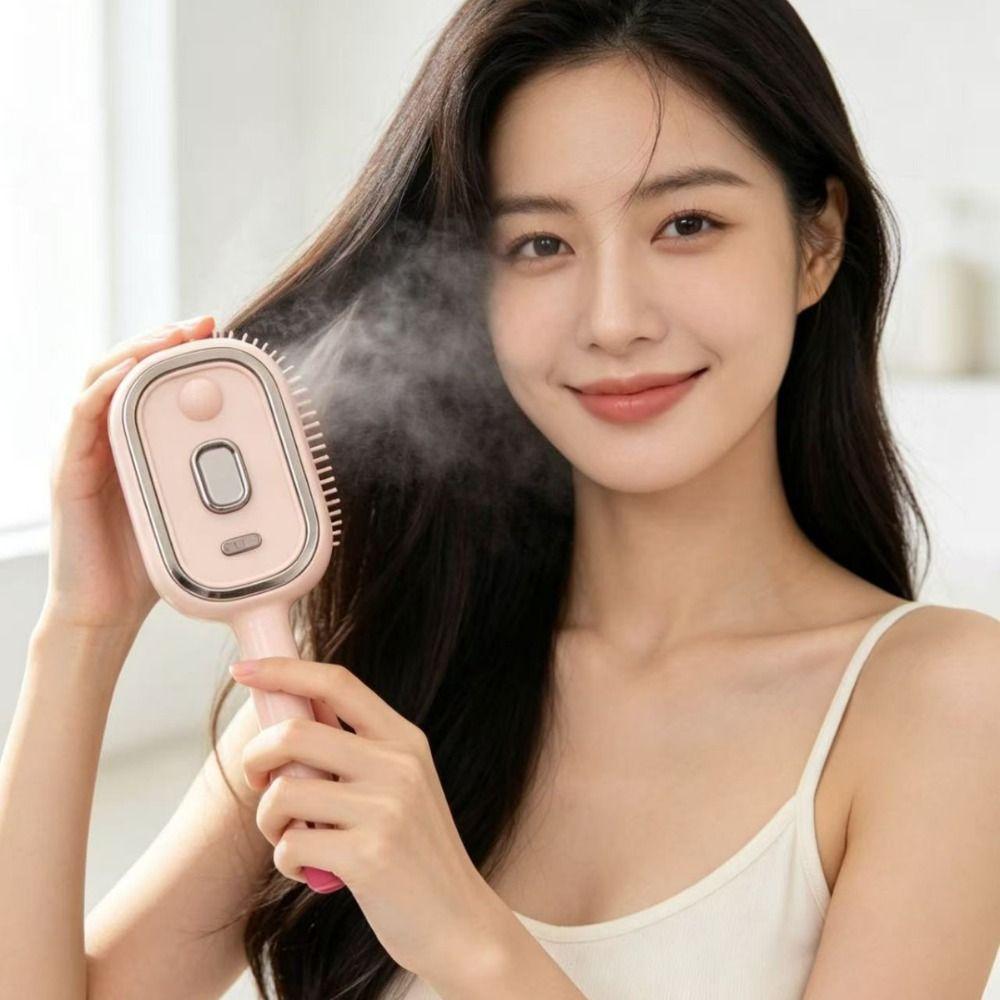 Self-cleaning Hair Care Spray Massage Comb Anti-static Scalp Massager Portable Hairbrush  Hair Care