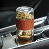 Glass Water Bottle Nice-looking Healthy Heat-resisting Water Bottle Plastic Leak-proof Drinking Cup Home