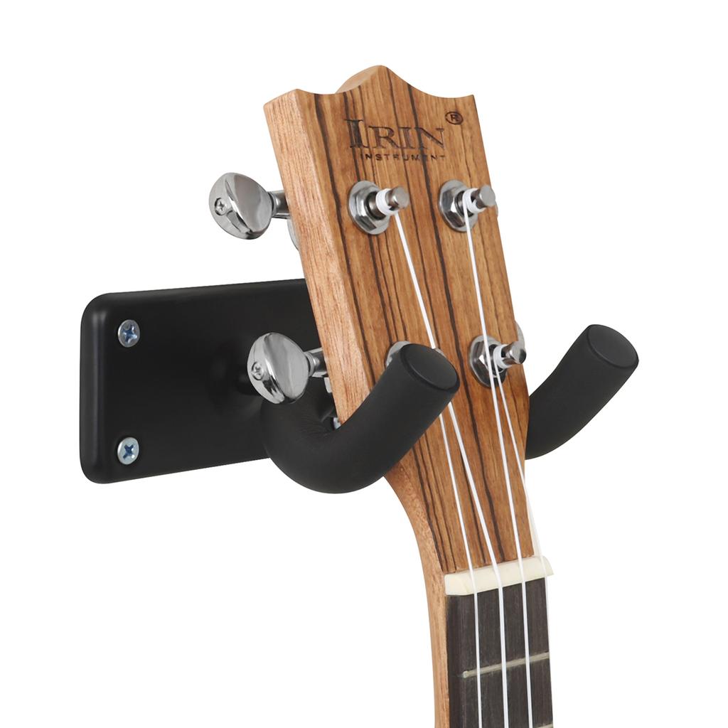 M MBAT 2 pcs/set Wall Mounted Square Guitar Hook Metal Wall Bracket For Guitar Violin Bass Ukulele Banjo Guitar Accessories