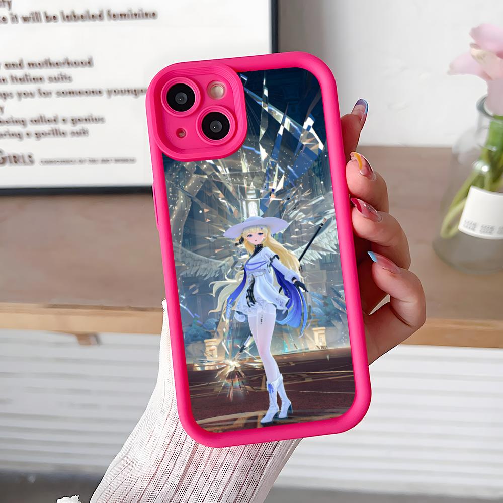 

Wuthering Waves Phoebe Phone Case for iPhone 17 16 15 14 13 12 11 Air Pro Max Plus Thicken TPU Colorful Cover Luxury Cellphones iPhone 16e