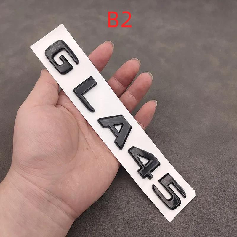 Car trunk chrome badge, 3d sticker, ABS, GLA 45, GLA45, H547, accessories