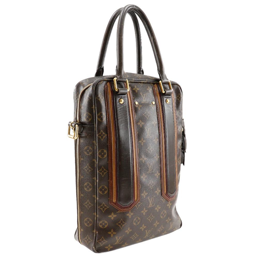 Louis Vuitton Porto Document Vertical Handbag M95529 Monogram Bekia Brown Monogram Canvas Mens Used