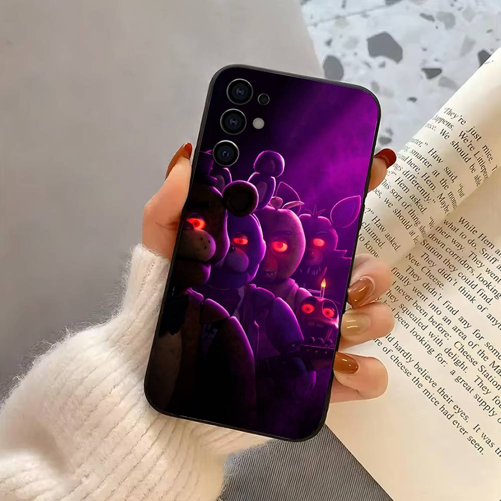 Five Nights At F-Freddys Fnaf Phone Case For Samsung S25,S24,S21,S22,S23,S30,Ultra,S20,Plus,Fe,Soft Silicone Black Cover