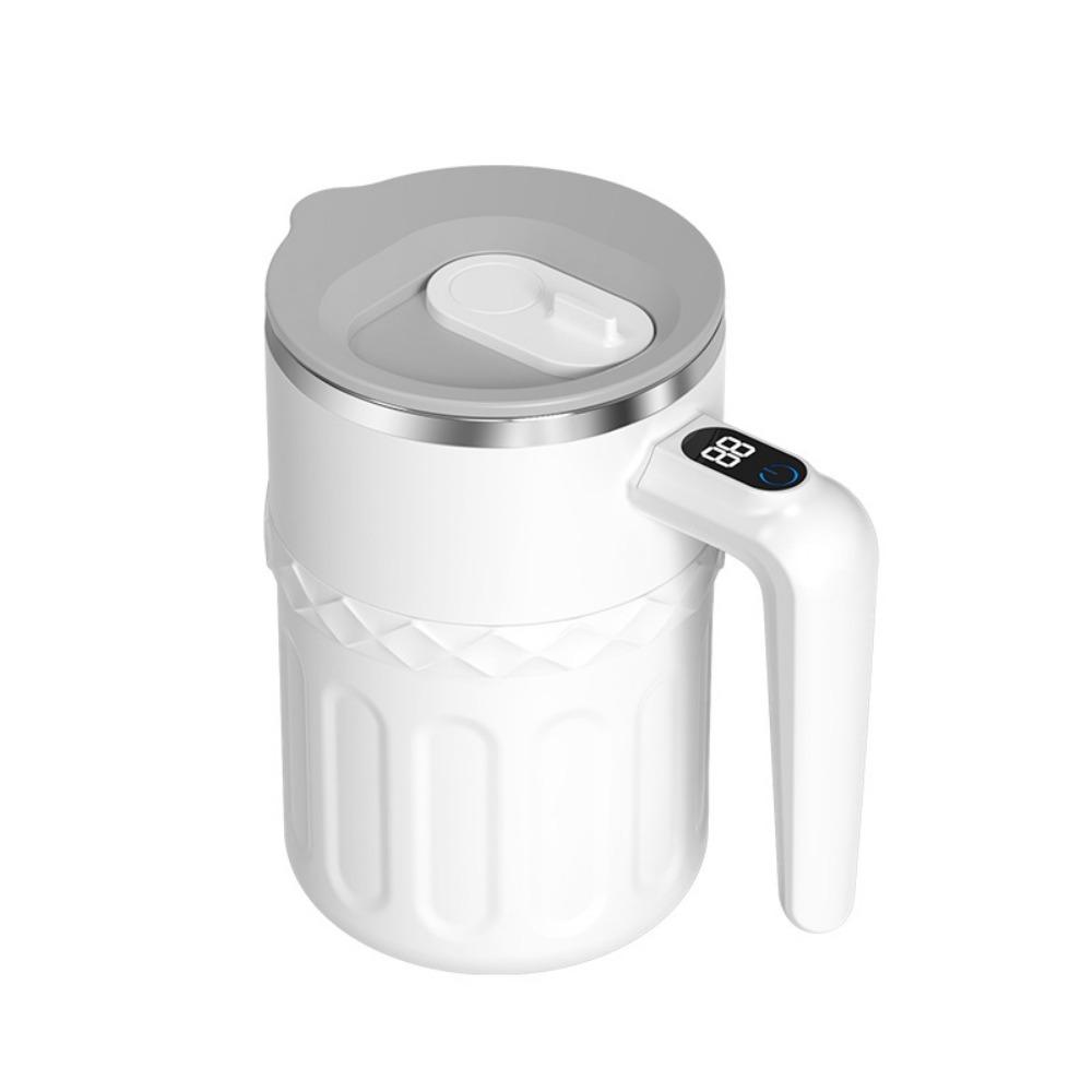 Rechargeable Self Stirring Coffee Mug Temperature Display Electric Coffee Mug  Office белый