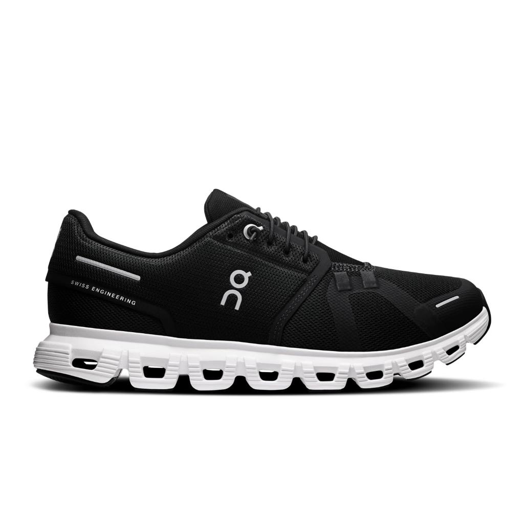 On Cloud 6 Size 23cm Women's Sneakers, Black/White,