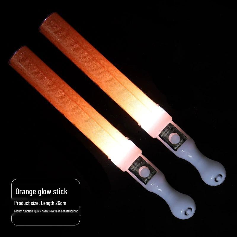 Super Bright LED Glow Sticks: Fluorescent Flashing Concert and Safety Lights