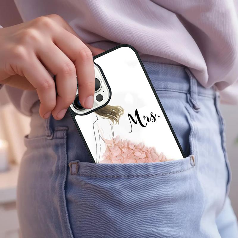 Bride To Be Phone Case For iPhone 17 Air 15 16e 14 13 Pro Max Coque 12 11 Pro Max PLUS cover